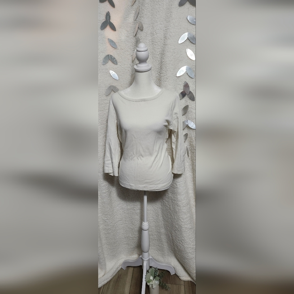Three Dots 3/4 Sleeve Top Size: XL